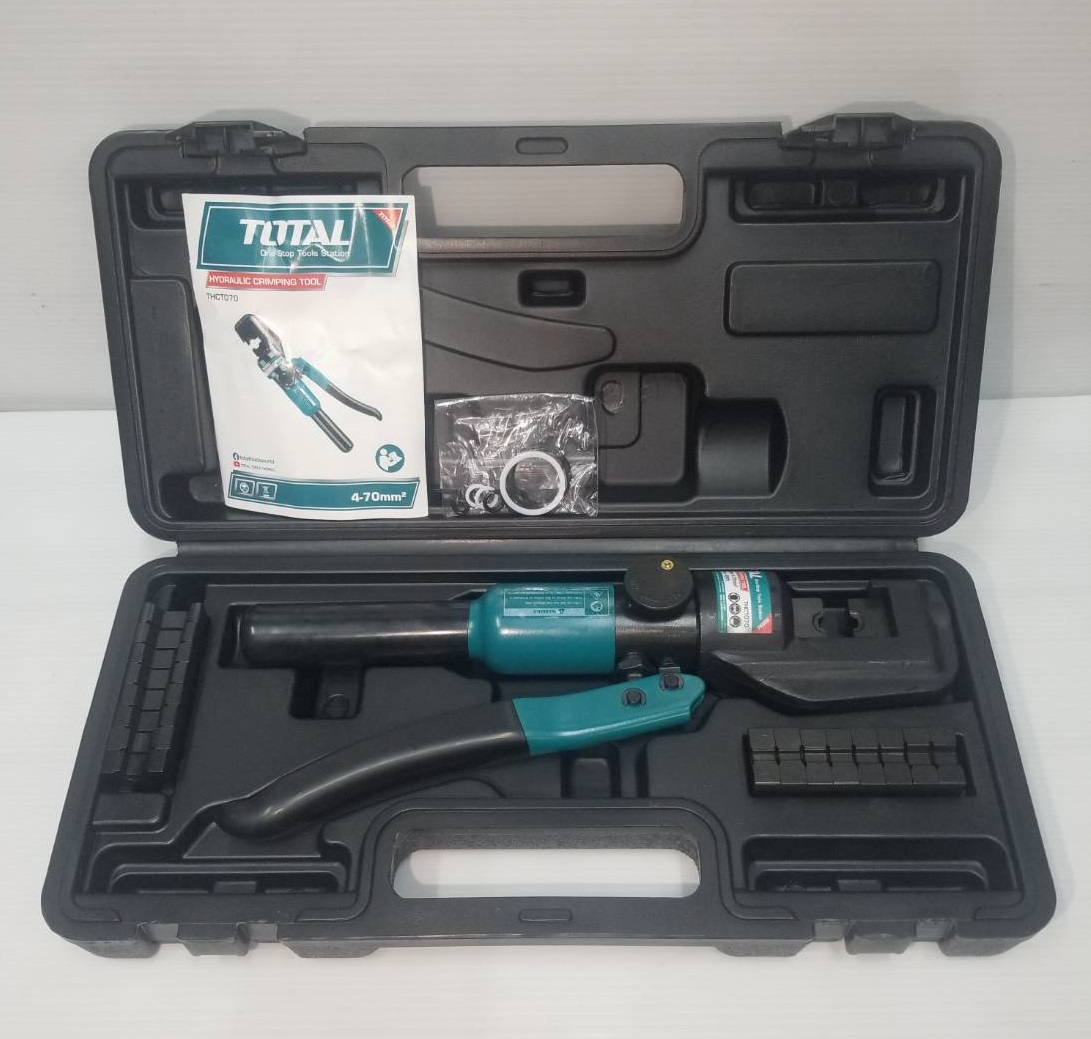 คีมย้ำหางปลาไฮดรอลิค 4-70mm² THCT070 TOTAL