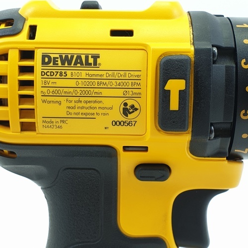 สว่านกระแทกไร้สาย18V DCD785D2 DEWALT