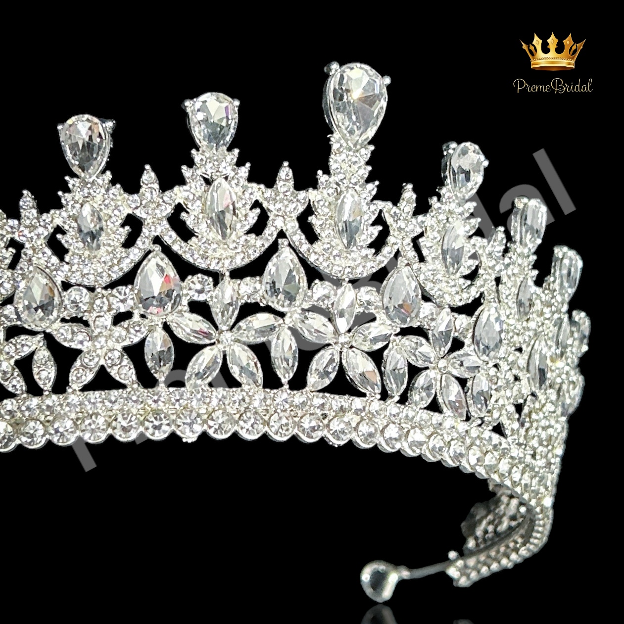 (พร้อมส่ง) เทียร่า 429 ครึ่งหัว งานเจ้าสาว งานสวย ปราณีต QCเพชรทุกเม็ด สินค้าพร้อมส่งจากไทย