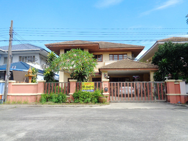 H1134 ขายบ้านเดี่ยว 2ชั้น 72 ตร.วา ม. พัฒนาสิริ ซาฟารีเวิลด์ ซอยเลียบคลองสอง 32 บางชัน คลองสามวา ตกแต่งสวย สภาพพร้อมอยู่