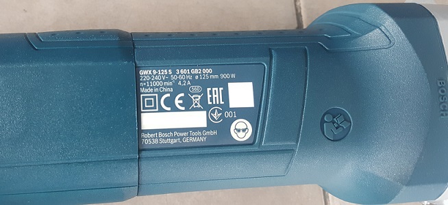 หินเจียร5" GWX9-125S BOSCH X-LOCK