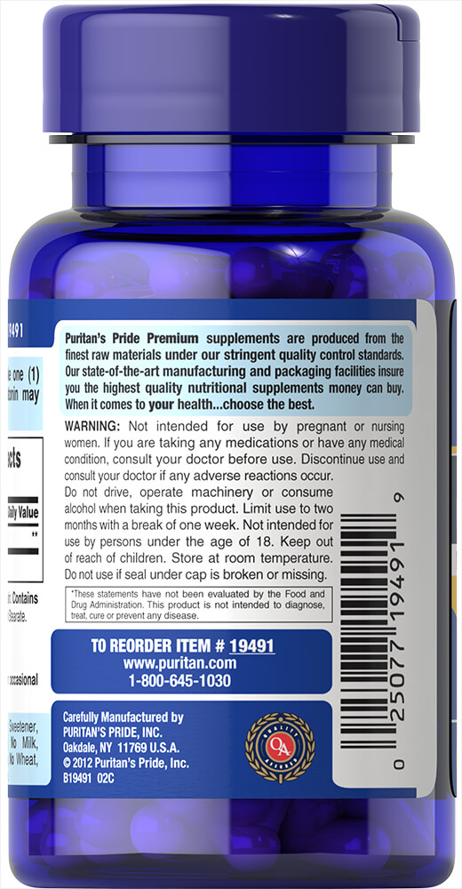 Puritan Melatonin 10 mg Rapid Released 60 Capsules