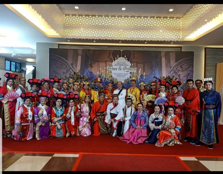 ชุดขุนนางจีนสีแดง / ชุดจีน /ชุดจิ๋นซีฮ่องเต้