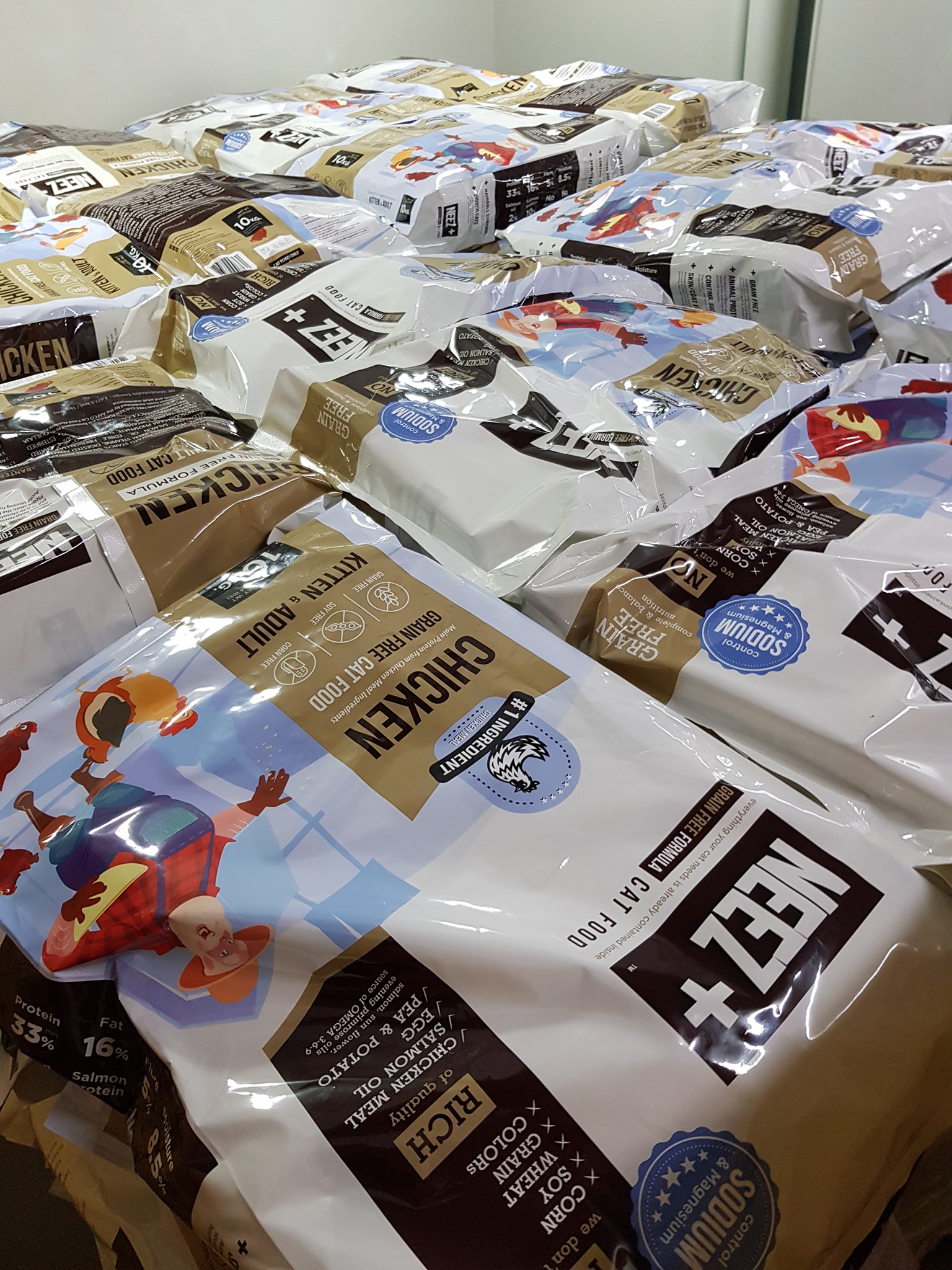 NEEZ+อาหารแมว นีซพลัส เกรนฟรี พรีเมี่ยมสำหรับน้องแมว 🐥สูตรแมวใหญ่ 10 กิโล 1950.- เหมาะกับแมวโต อายุ 4 เดือน-12 ปี (ฟรีส่ง)