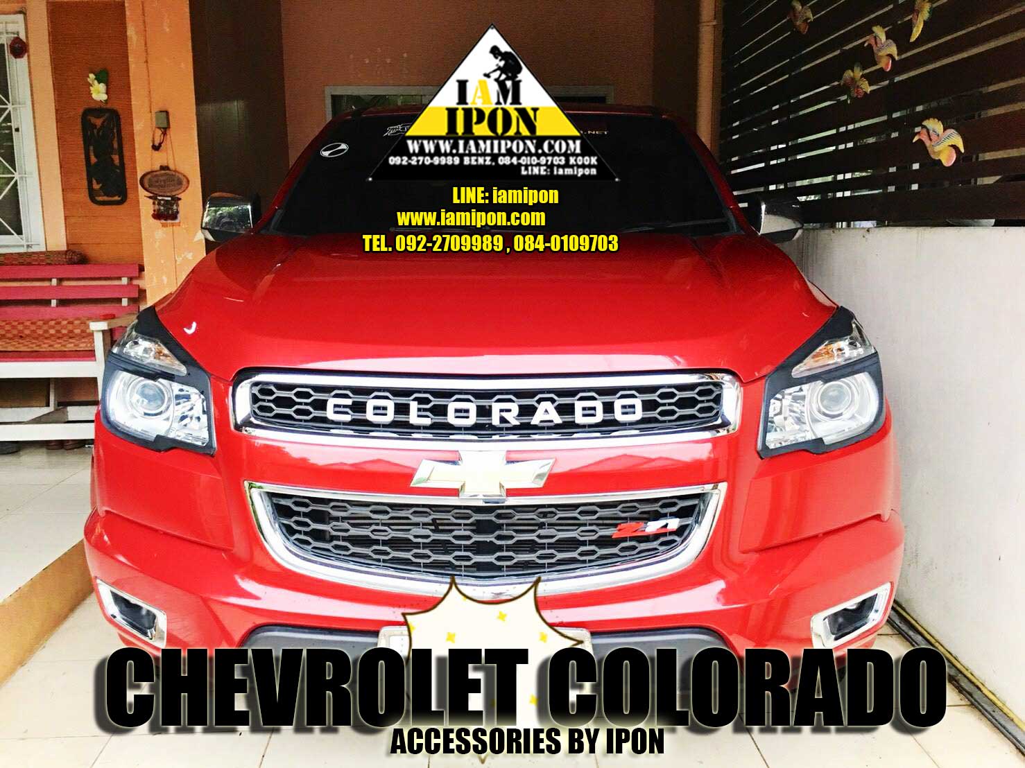 3D CHARACTER CHEVROLET COLORADO ตัวหนังสือติดรถนูน COLORADO