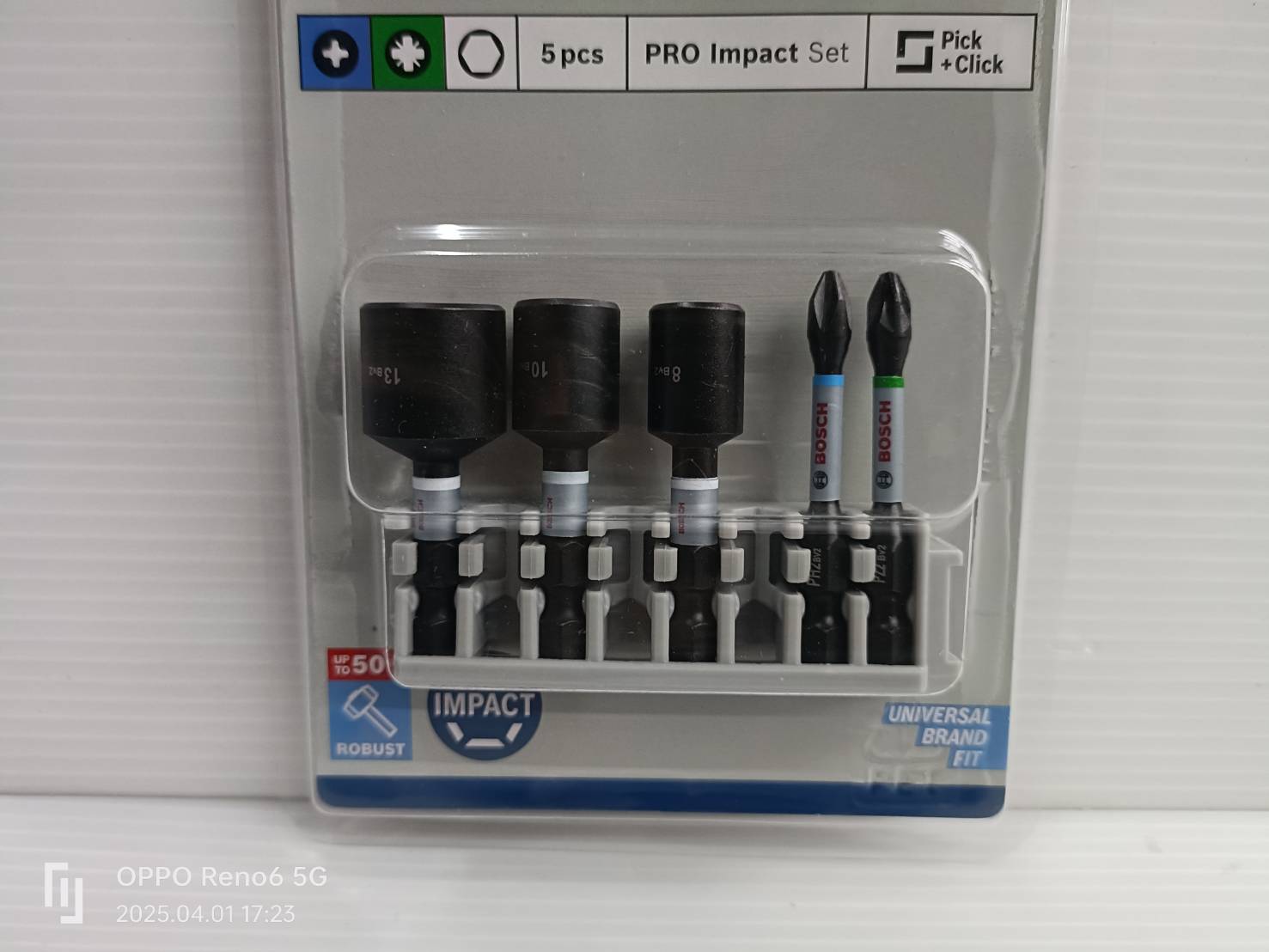 ชุดดอก5ชิ้น+แผง PRO Impact Set BOSCH 2608522350