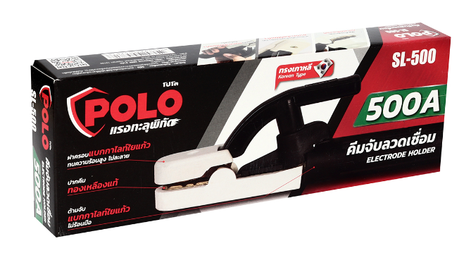 คีมจับลวดเชื่อม 500A ทองเหลือง SL-500 POLO