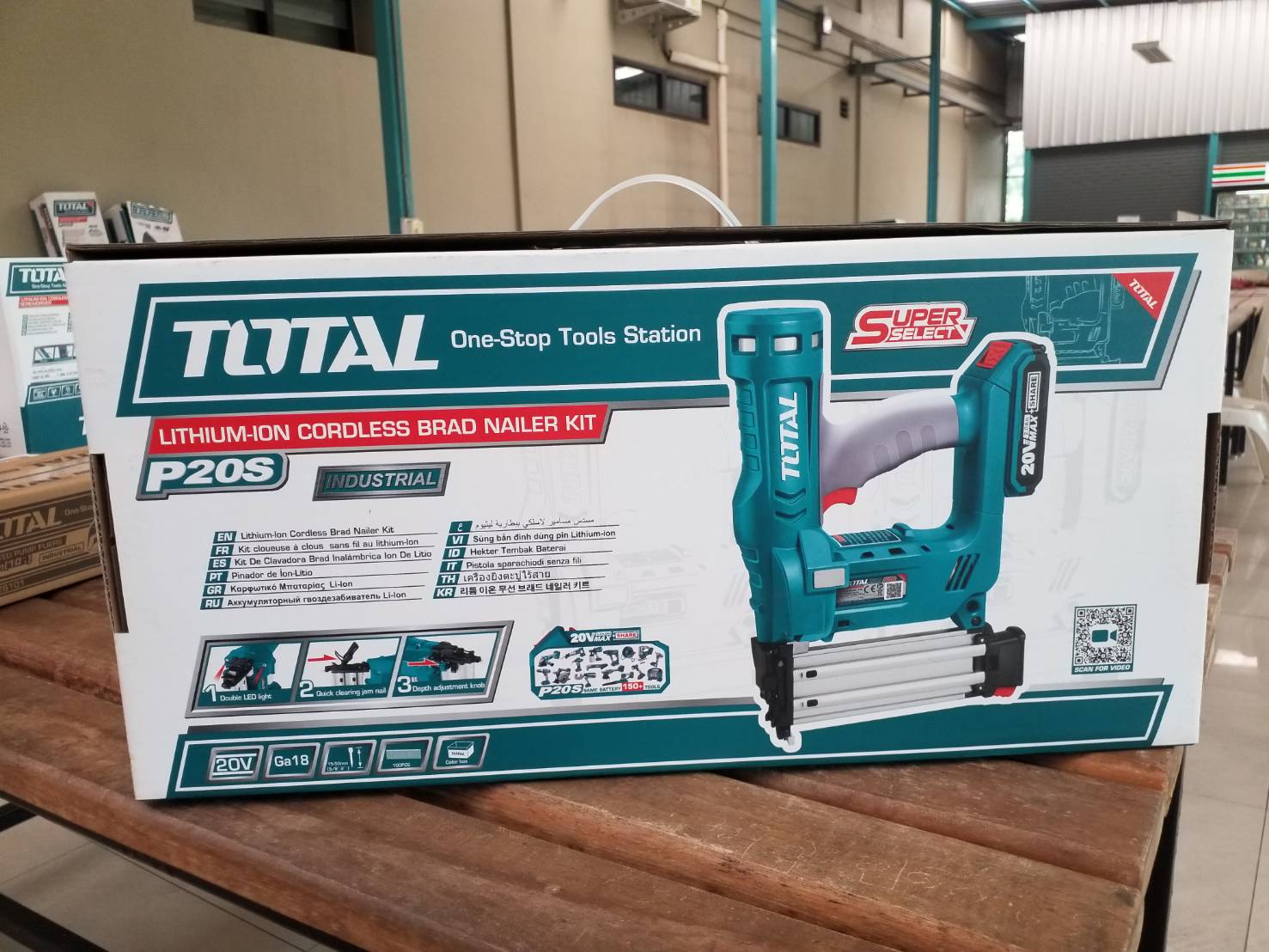 เครื่องยิงตะปู20V TCBNLI2016 TOTAL F15-F50