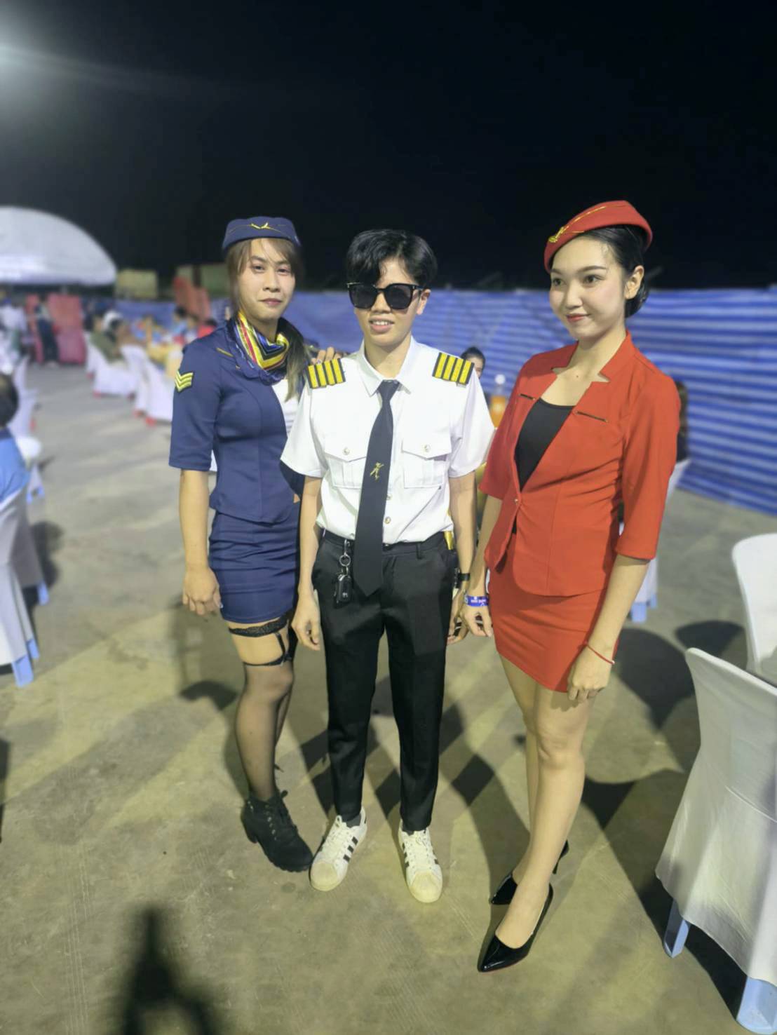 ชุดนักบิน / ชุดกัปตันเครื่องบิน / ชุดอาชีพในฝัน (ทรงสลิม)