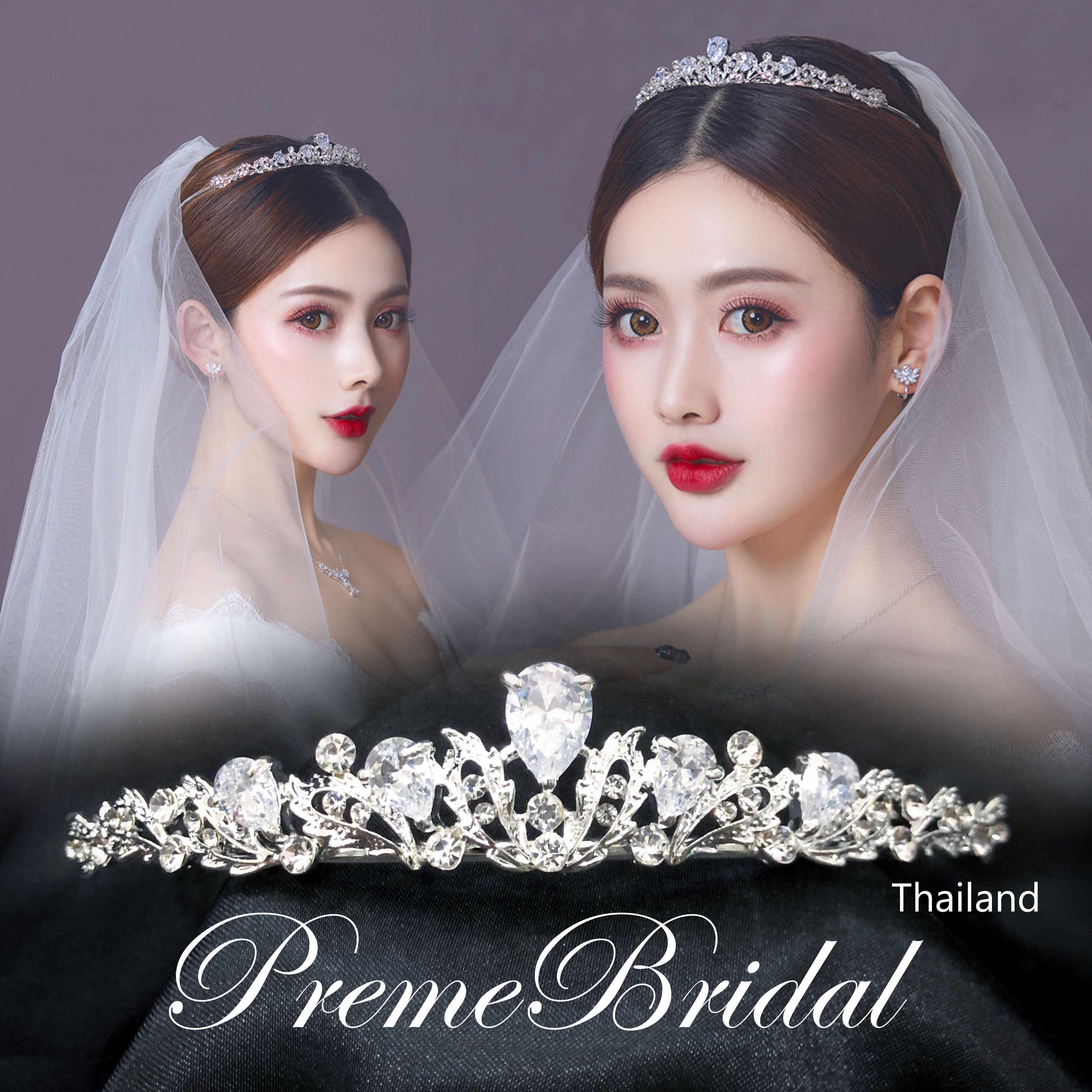 (พร้อมส่ง) เทียร่า 269 มงกุฎเจ้าสาว มงกุฎเจ้าหญิง งานสวย ปราณีต QCเพชรทุกเม็ด สินค้าพร้อมส่งจากไทย