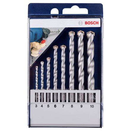 ชุดดอกสว่านเจาะปูนCLY2 8ดอก BOSCH 2608578782