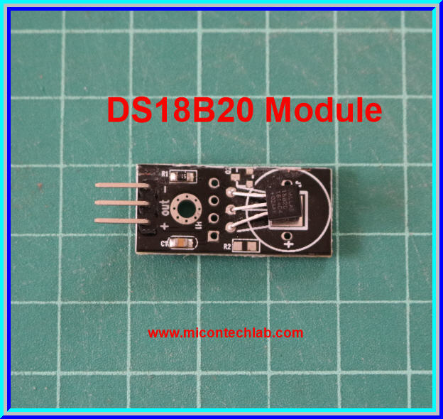 1x เซ็นเซอร์อุณหภูมิ DS18B20 Digital Temperature Sensor DALLAS