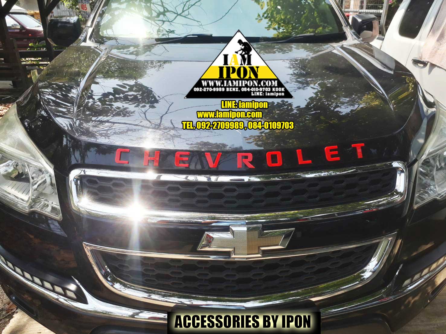 3D CHARACTER CHEVROLET COLORADO ตัวหนังสือติดรถนูน COLORADO