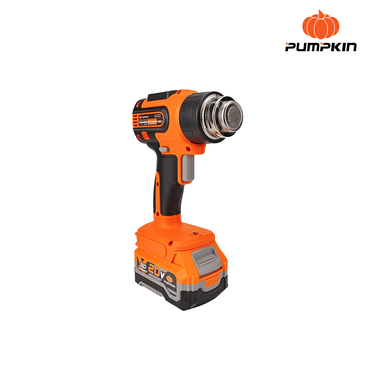 PUMPKIN เครื่องเป่าลมร้อนไร้สาย 20V ปรับได้ 2ระดับ รุ่น INF-255CHG-401K-X20 / 50455