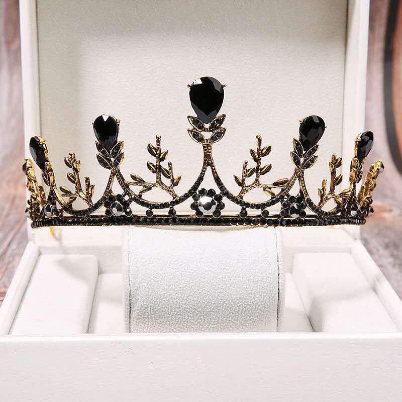 (พร้อมส่ง) มงกุฎสีดำ 258 งานสวยเกินราคา เกรดพรีเมี่ยม ใส่ได้หลายครั้ง