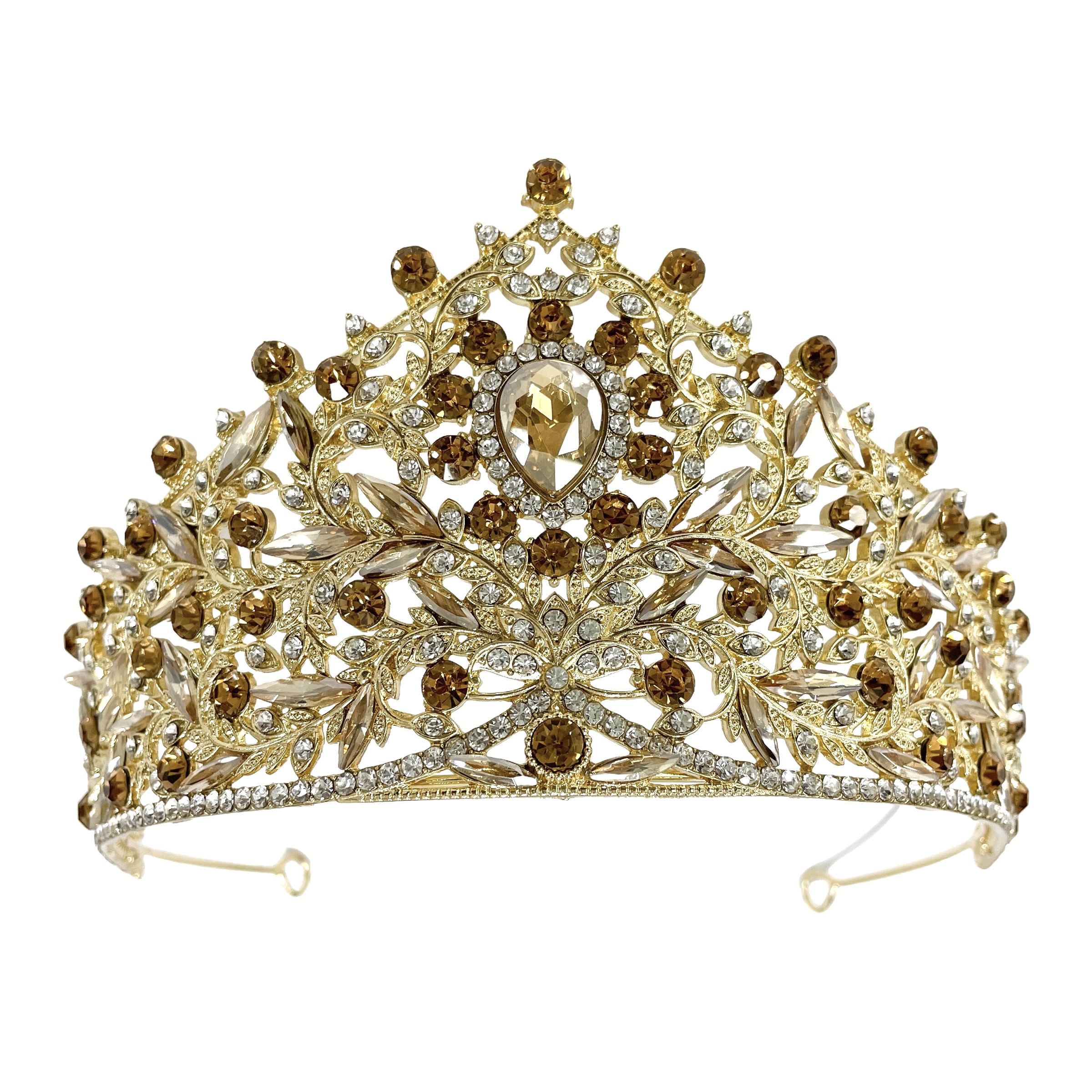 (พร้อมส่ง) เทียร่า 354 สีทอง งานสวย ปราณีต QCเพชรทุกเม็ด สินค้าพร้อมส่งจากไทย