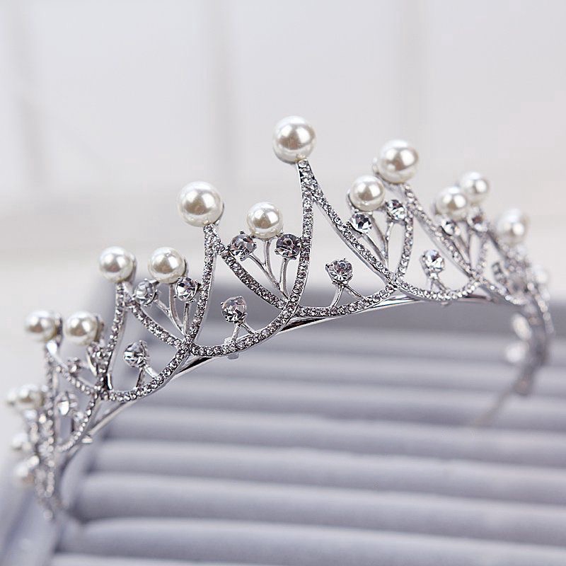 (พร้อมส่ง) เทียร่า 133-สีเงิน มงกุฎเจ้าสาว มงกุฎเจ้าหญิง งานสวย ปราณีต QCเพชรทุกเม็ด สินค้าพร้อมส่งจากไทย