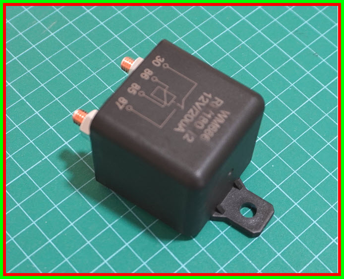 1x เพาเวอร์รีเลย์ Relay 12V หน้าคอนแทครองรับกระแส 200A