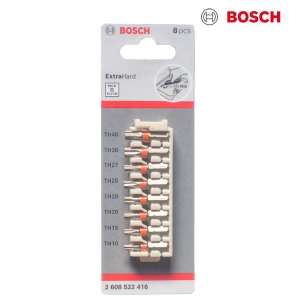 ชุดหัวไขควง25mm. Bits Pack Torx with hole BOSCH