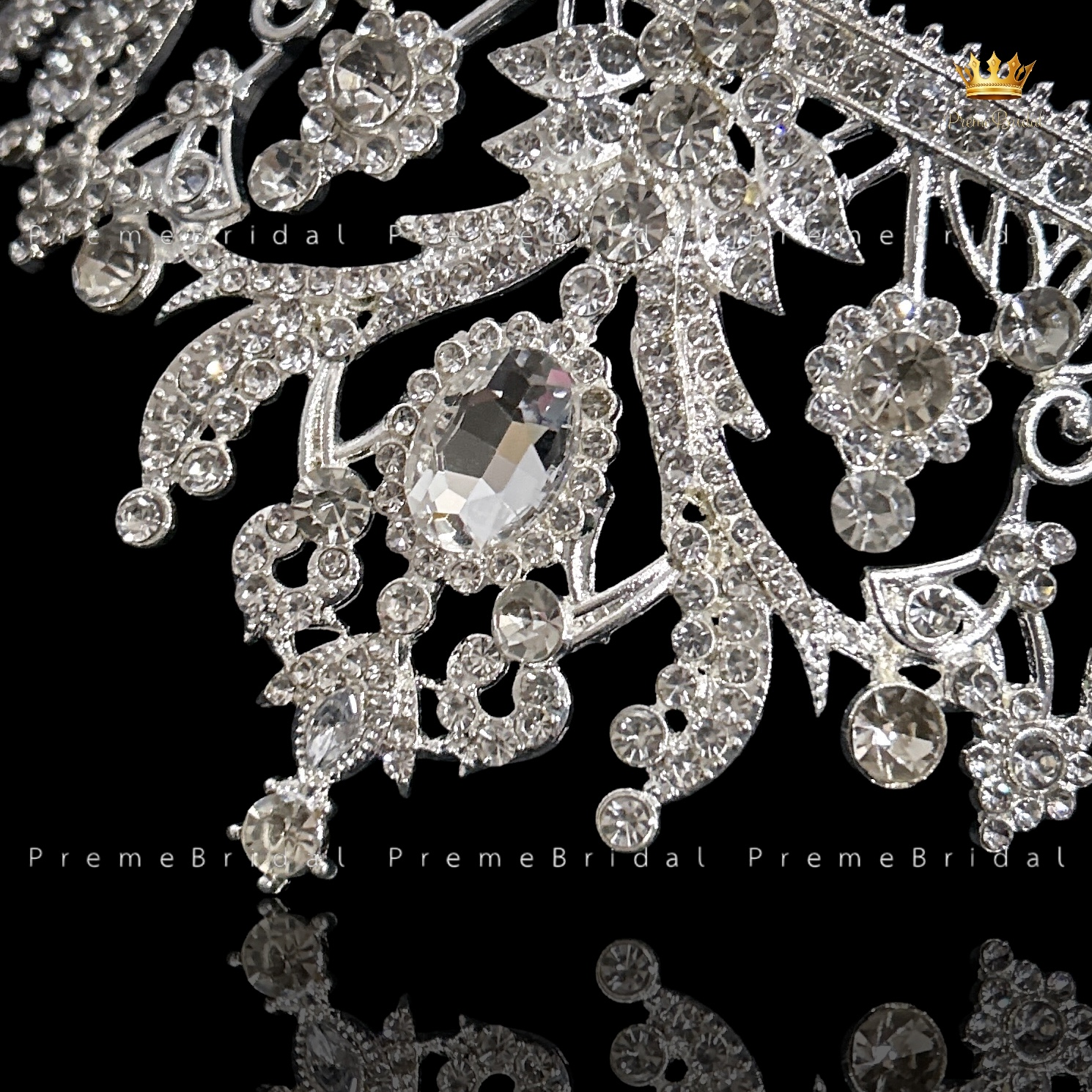(พร้อมส่ง) เทียร่า 442 มงกุฎครึ่งหัว งานเจ้าสาว งานประกวด สวย ปราณีต QCเพชรทุกเม็ด สินค้าพร้อมส่งจากไทย