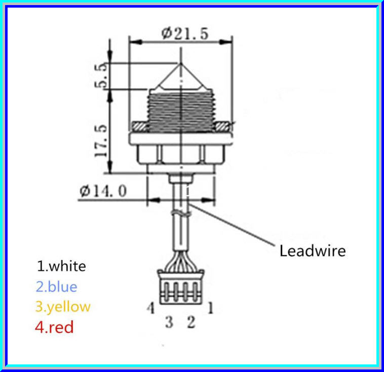 1x เซ็นเซอร์วัดระดับน้ำแบบแสงอินฟาเรด