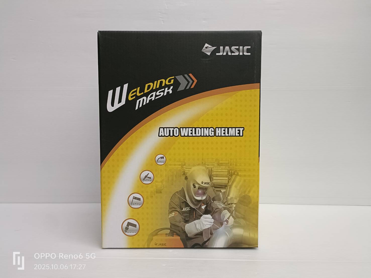 หน้ากากปรับแสงอัตโนมัติ JASIC รุ่น LY800J มีโหมดเครื่องเจียร