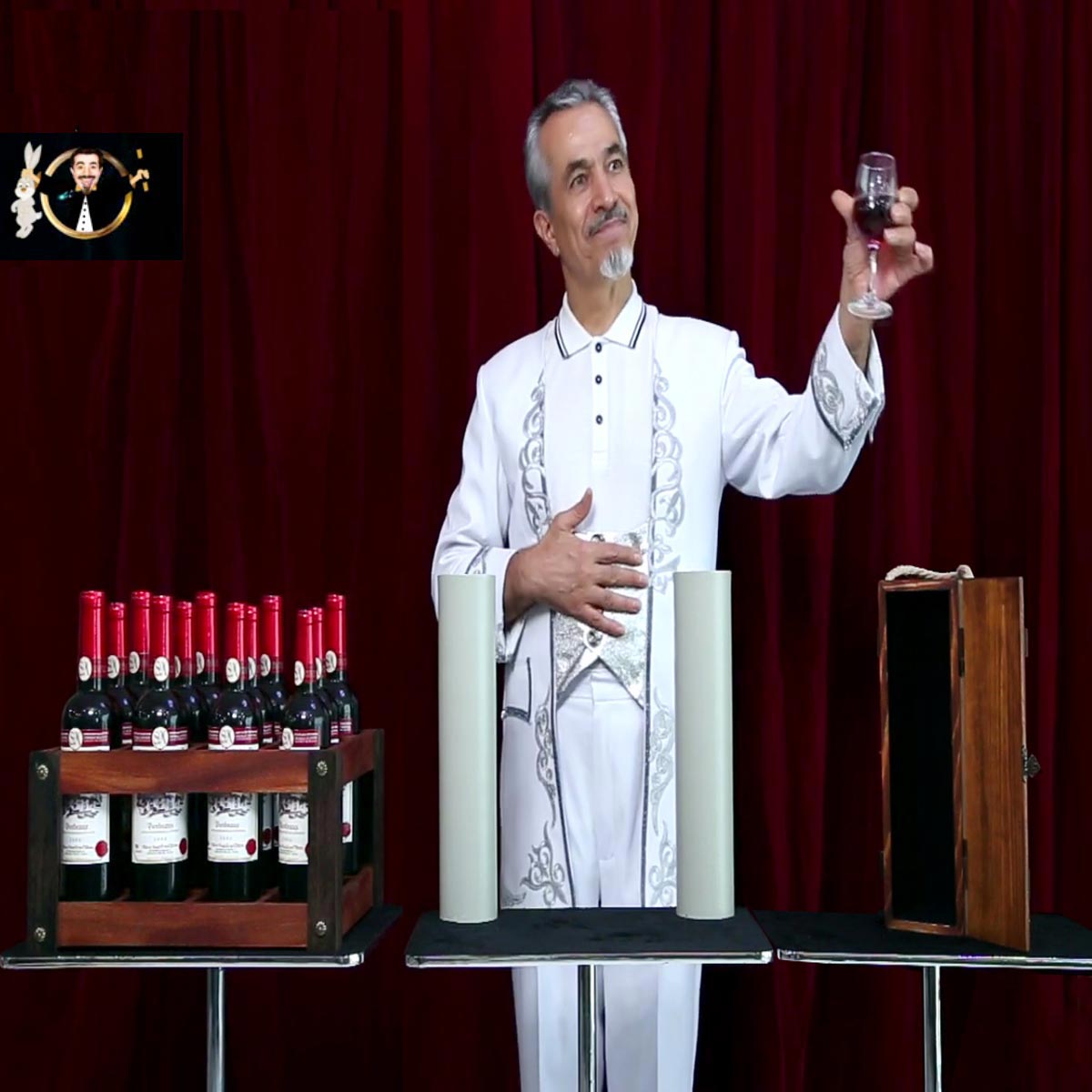 ขวดไวน์ย้ายที่ทวีคูณ 12 ขวด Super Wine Game