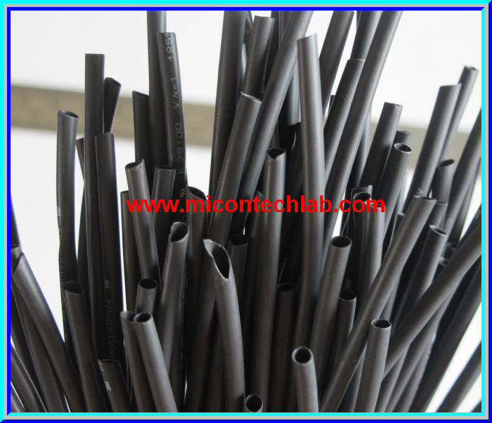 1x ท่อหด ยี่ห้อ 3M ขนาด 2.0 มม. ยาว 1 เมตร สีดำ