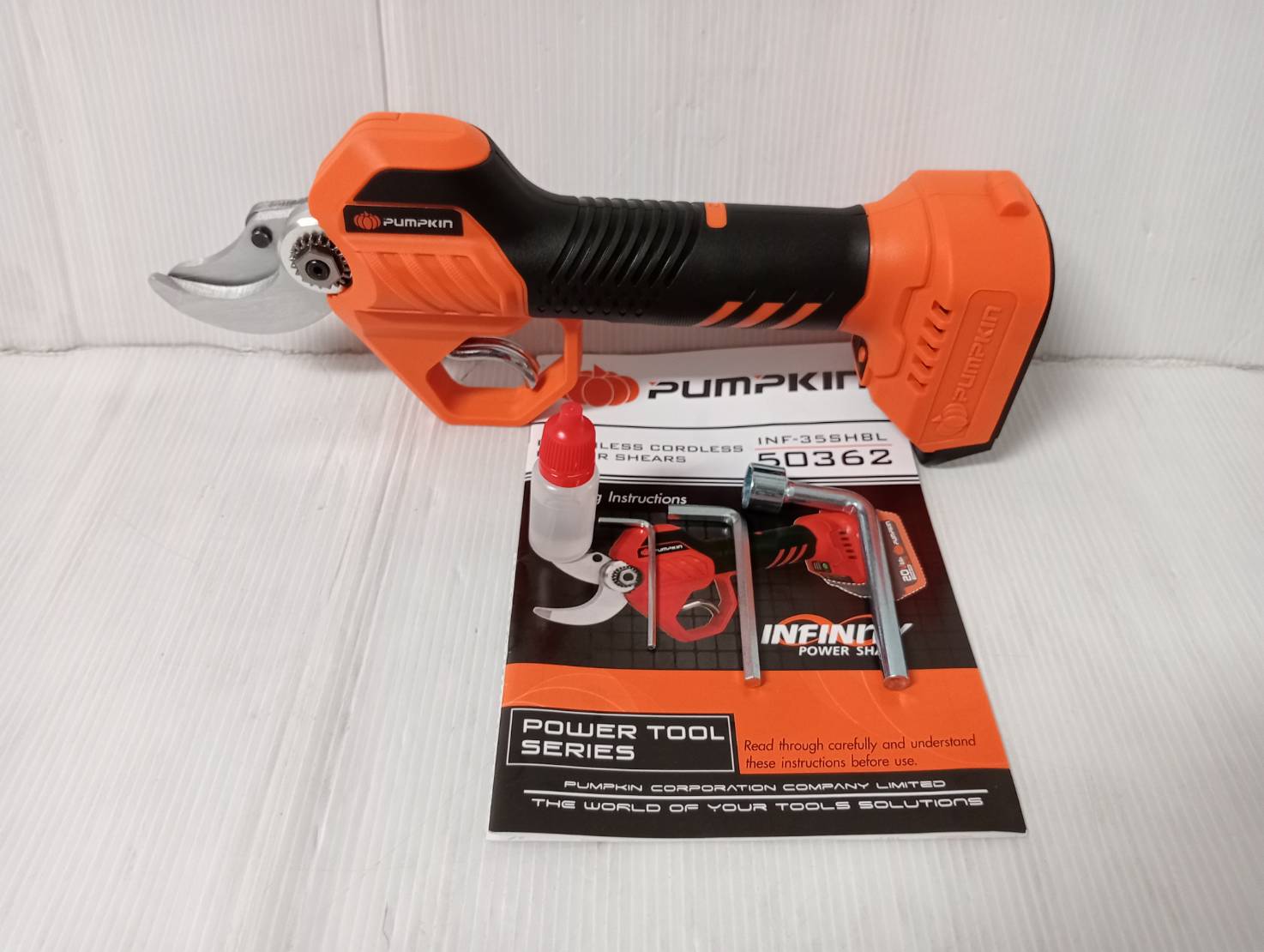 กรรไกรตัดกิ่งไม้20V INF-35SHBL PUMPKIN (ตัวเปล่า) 50362