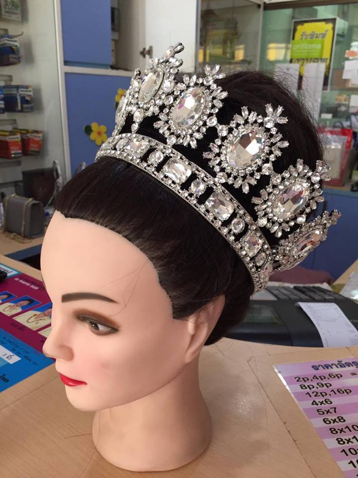 (พร้อมส่ง) มงกุฎ 027 สีเงิน
