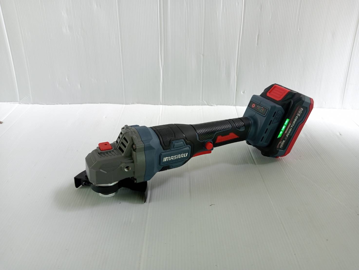 MASARU SCG-600-B1 เครื่องเจียร์ไร้สาย 4 นิ้ว Power Turbo 20V แบตรุ่นใหม่