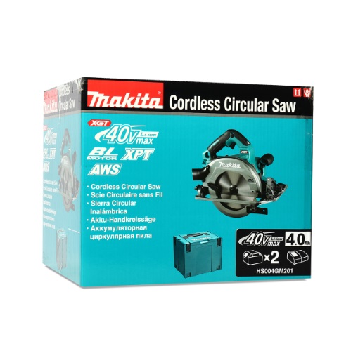 เลื่อยวงเดือน7นิ้วไร้สาย40V HS004GM201 MAKITA