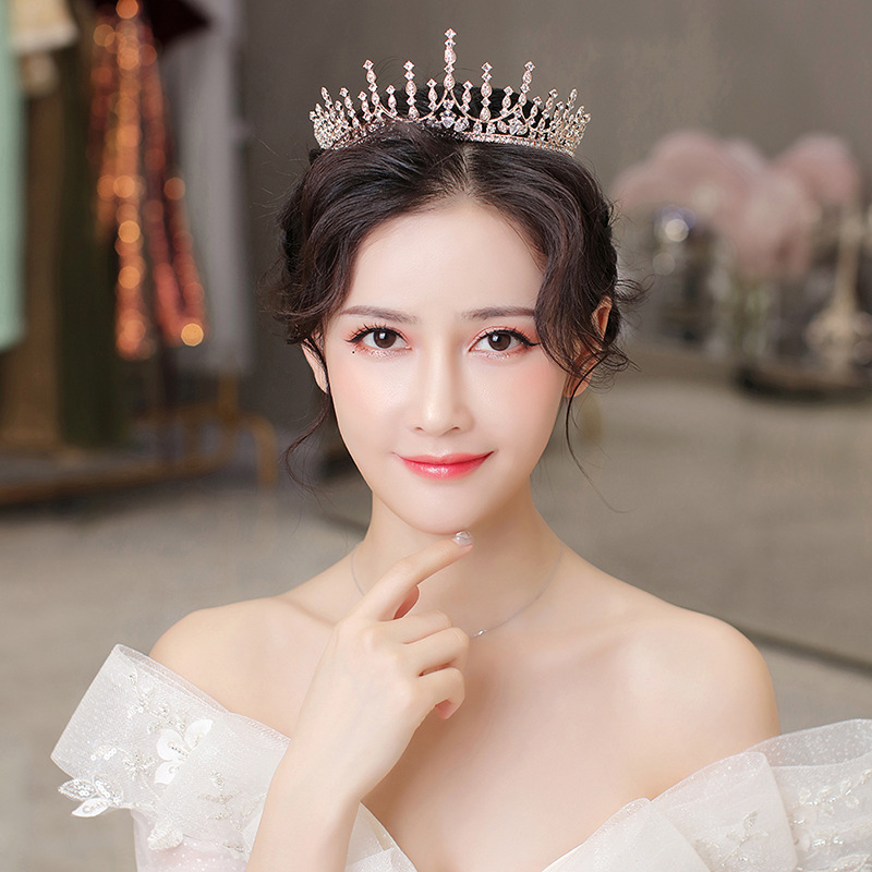 (พร้อมส่ง) เทียร่า 261 สีทอง มงกุฎนางงาม มงกุฎประกวด เทียร่าเจ้าสาว งานสวย ปราณีต QCเพชรทุกเม็ด สินค้าพร้อมส่งจากไทย