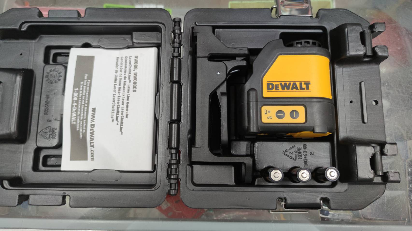 เลเซอร์ระดับ2เส้น แสงแดง DW088K DEWALT