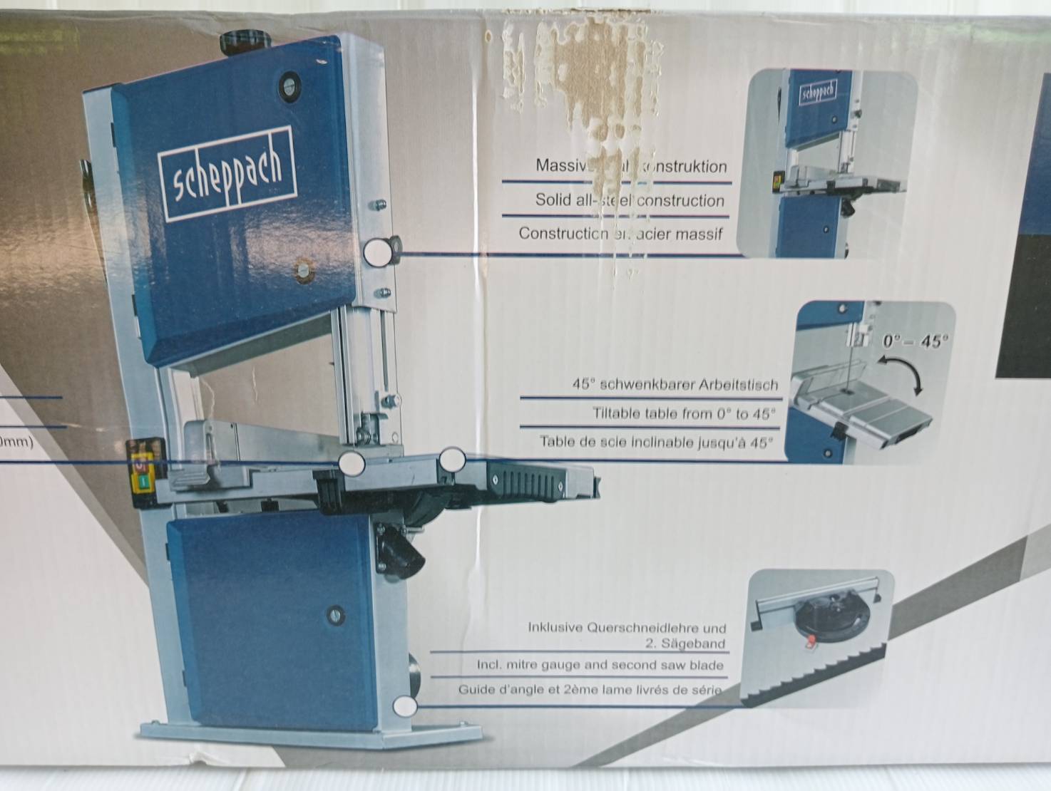 แท่นเลื่อยสายพาน 10นิ้ว HBS261 SCHEPPACH