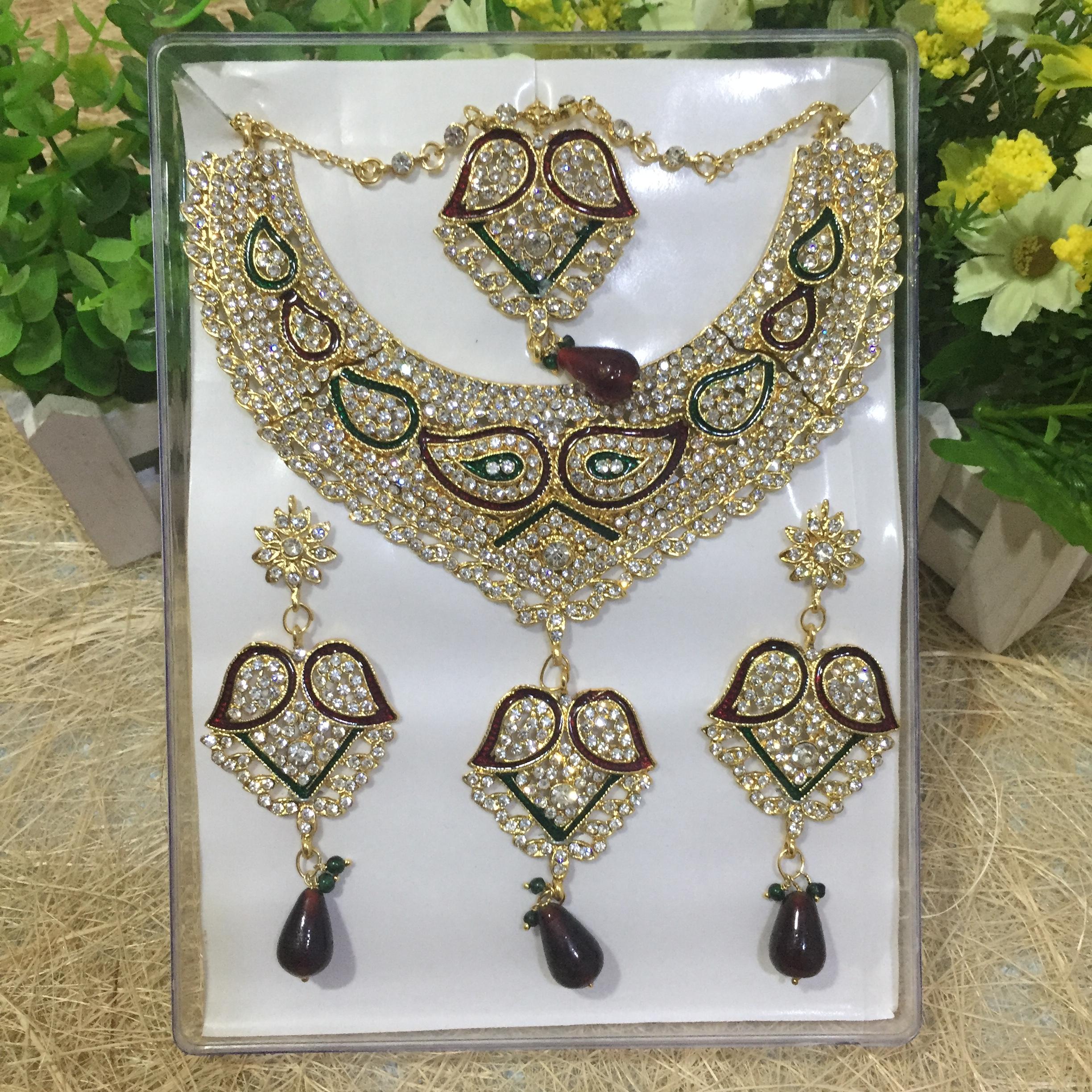 (พร้อมส่ง) เครื่องประดับอินเดีย 027