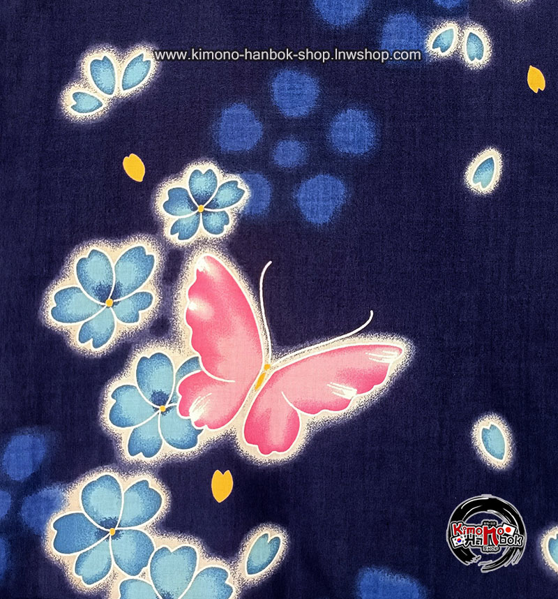 ยูกาตะสีน้ำเงินลายผีเสื้อ01