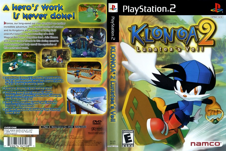 KLONOA 2 [US : DVD5 1 Disc]