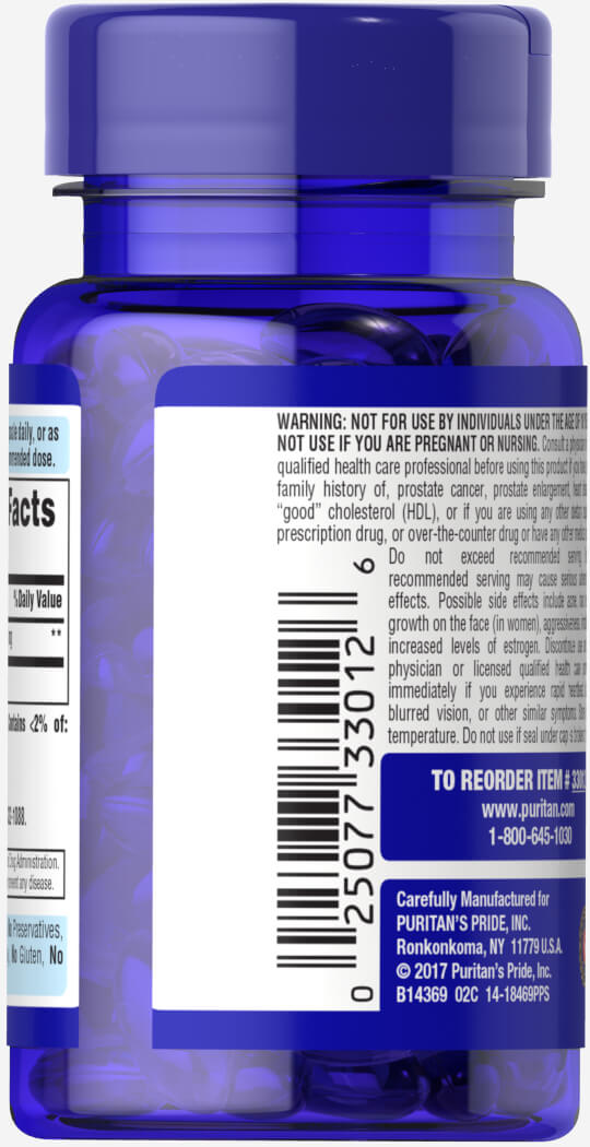 Puritan DHEA 100 mg 60 Caplets