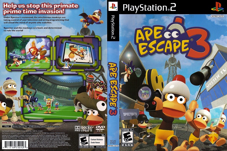 APE ESCAPE 3 [US : DVD5 1 Disc]