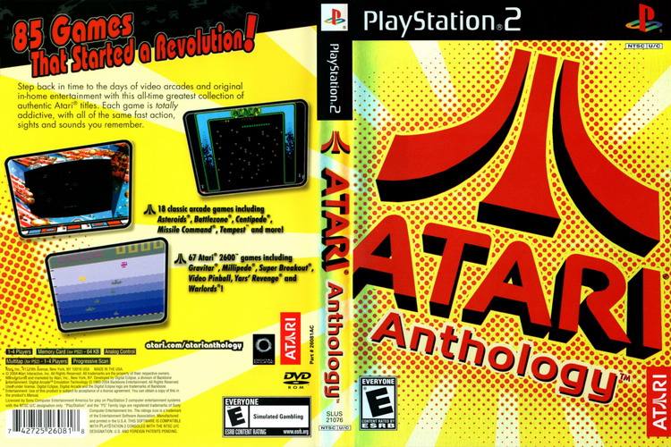 ATARI ANTHOLOGY [US : DVD5 1 Disc]