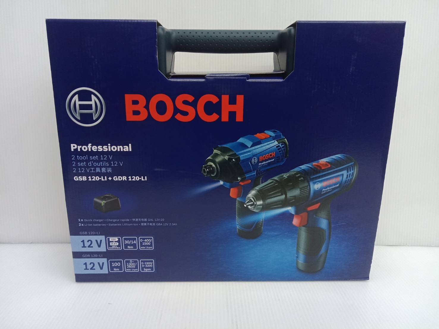ชุดคอมโบ้ GDR120-Li+GSB120-Li BOSCH