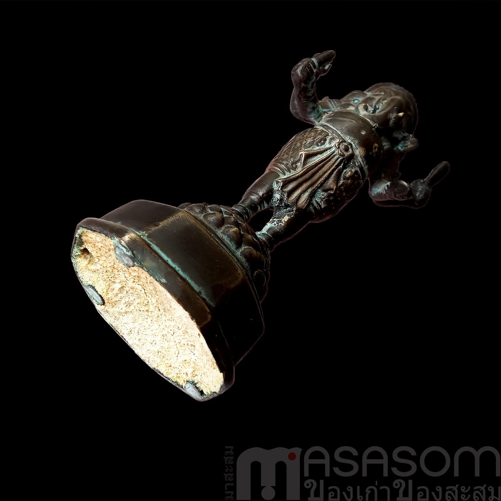 พิฆเนศทองเหลืองปางยืนสี่มือ