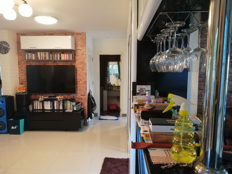 H1037 ขายบ้านเดี่ยว 50.7 ตร.วา หมู่บ้านเนเบอร์โฮม วัชรพล โครงการอยู่ติดถนนใหญ่ สุขาภิบาล5 ซอย82 ตกแต่งต่อเติมสวยมาก พร้อมอยู่