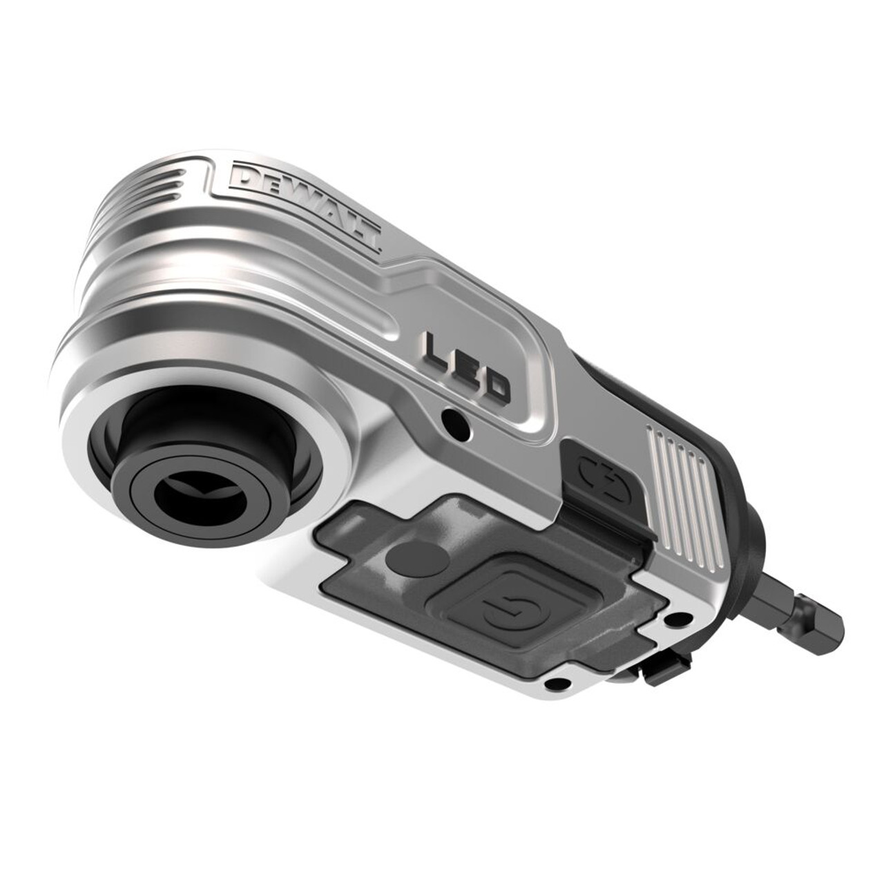 DEWALT DWALRAFT ก้านต่อไขควงมุมฉาก 90 องศา มีไฟLED ชาร์จ TYPE-C