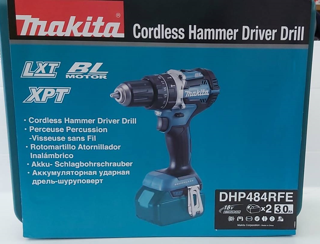 สว่านกระแทกไร้สาย DHP484RFE MAKITA