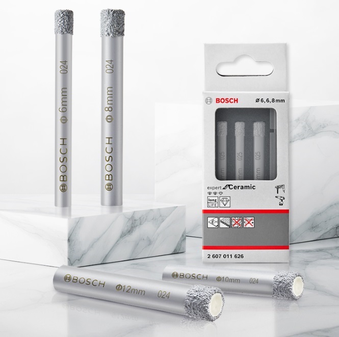 ชุดโฮลซอเจาะกระเบื้อง3ชิ้น BOSCH #2607011626
