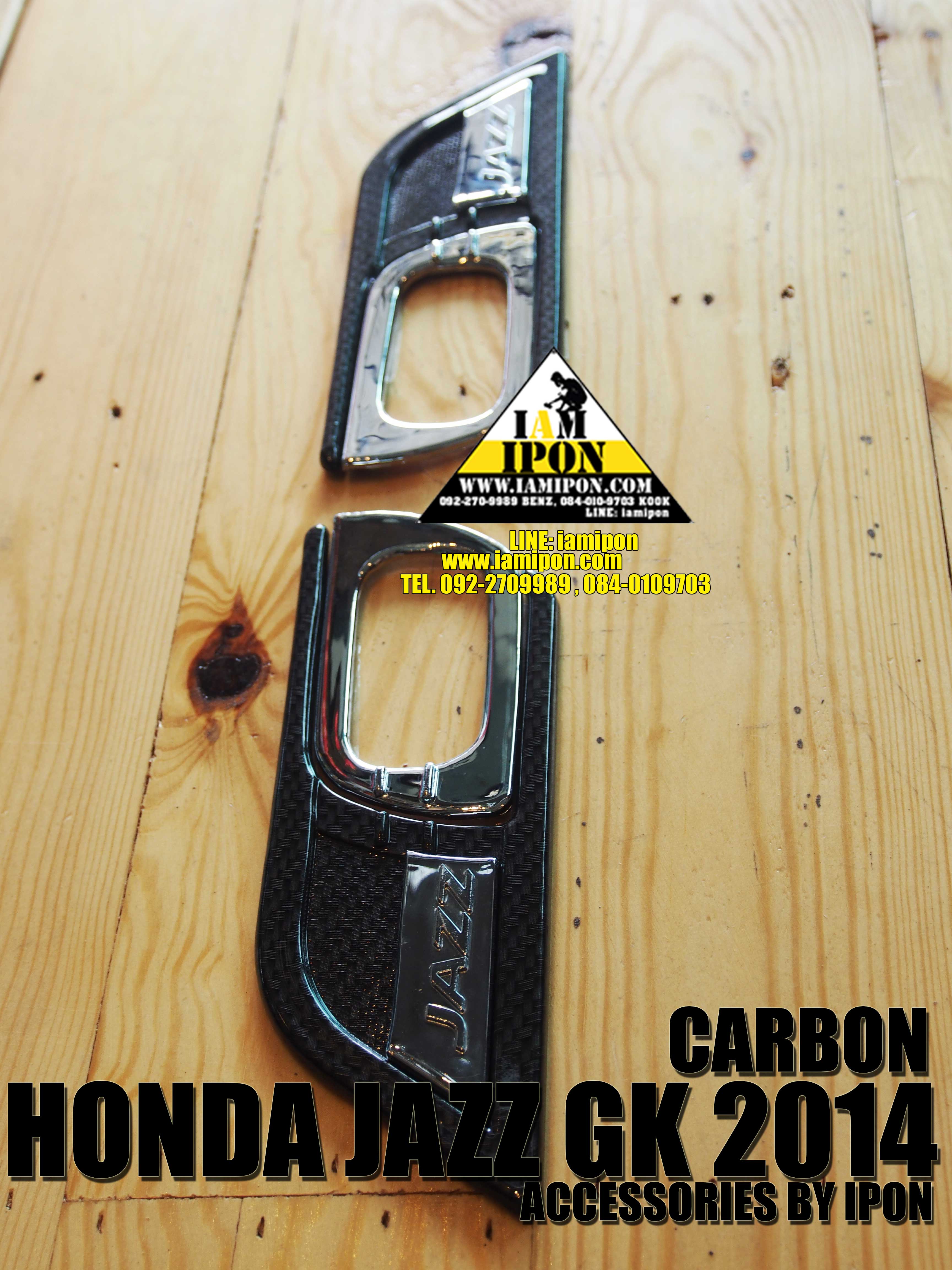 SIDE VENT CARBON JAZZ GK 2014 ครอบแก้มคาร์บอนแจ๊สจีเค 2014