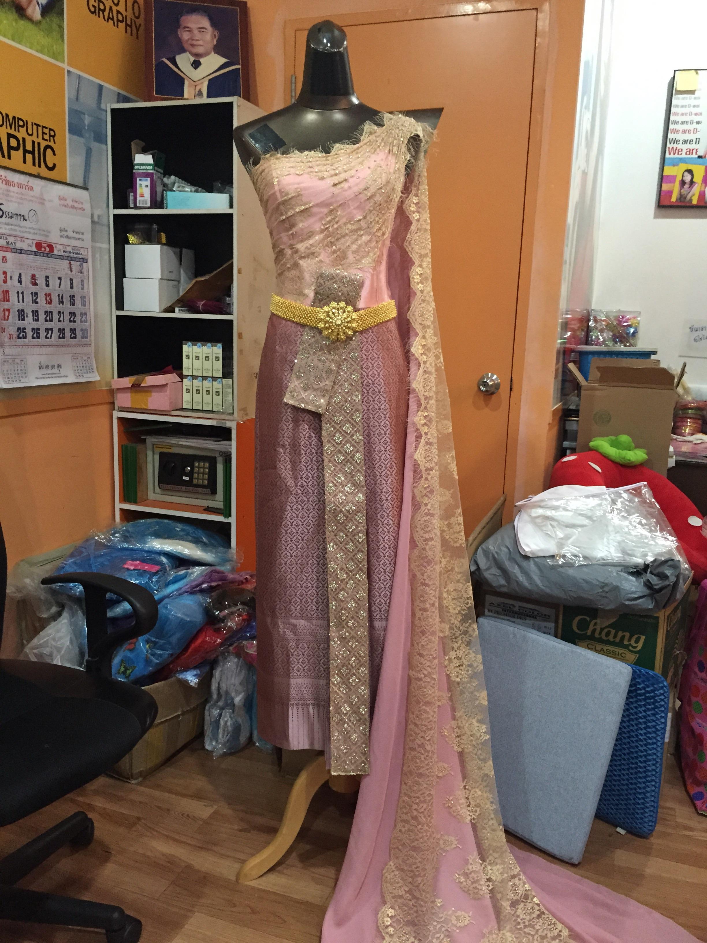 (พร้อมส่ง) ชุดไทยพร้อมส่ง รหัส 011