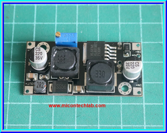 1x บอร์ดบัคบูสท์ XL6019 Input 5-32V to 1.3-35V 20 วัตต์ step-up step down